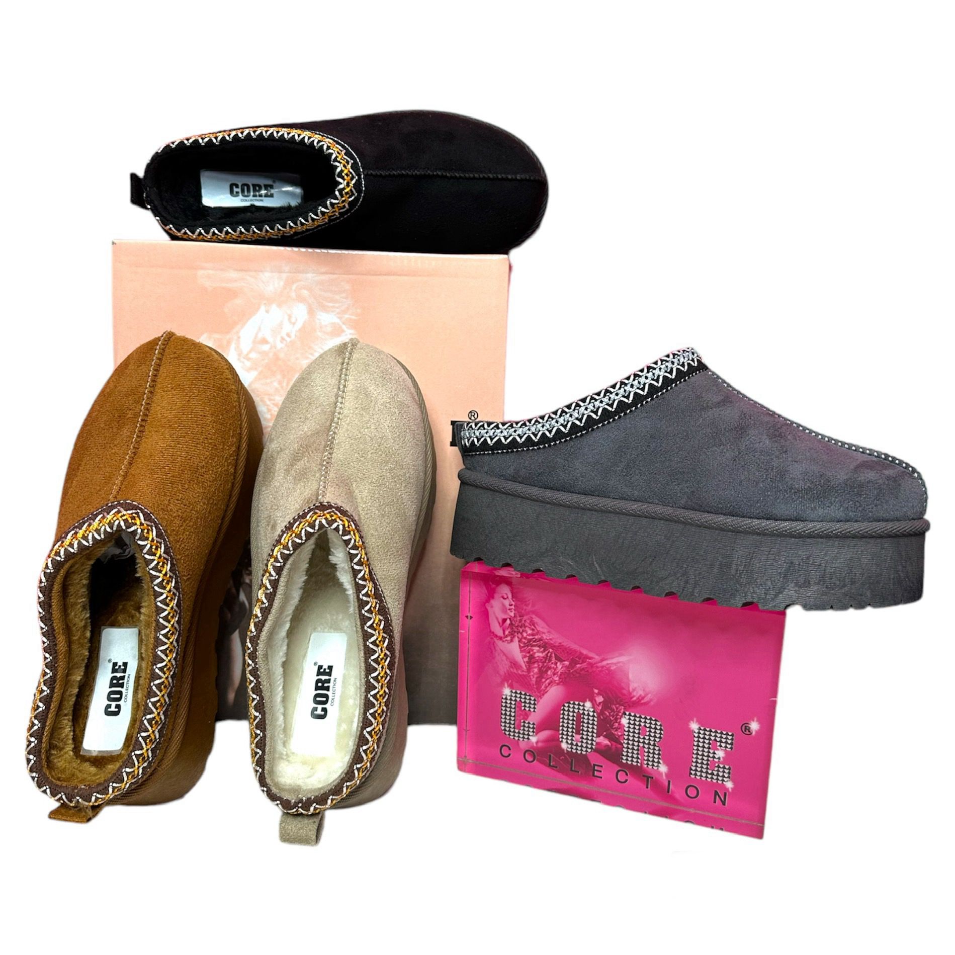 Women's Faux Fur Lined Slipper Boots , Stay Cozy and Stylish with 5 - Core  Collection Shoes