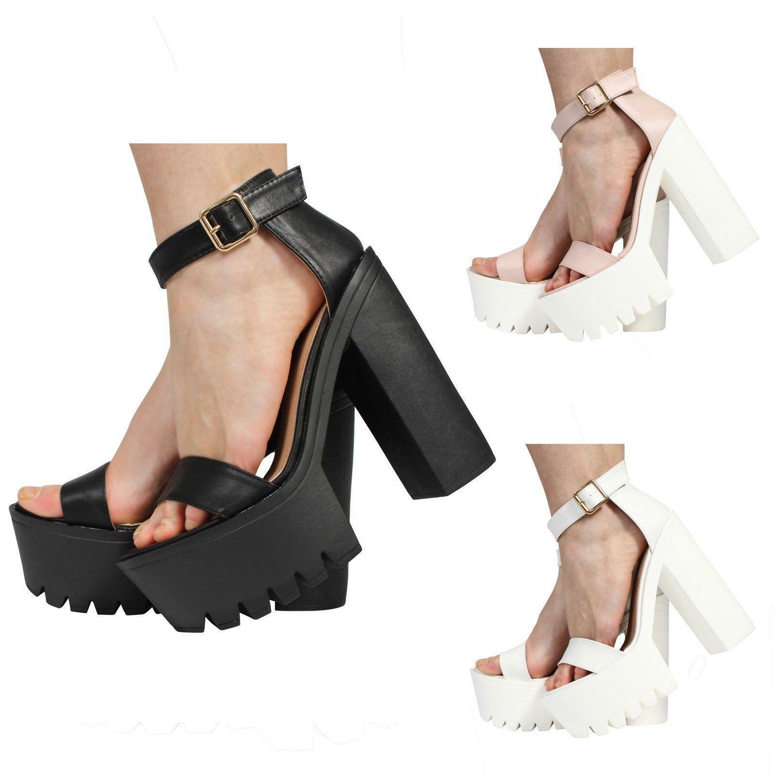 The Ultimate Chunky High Heel Platform Sandals 3